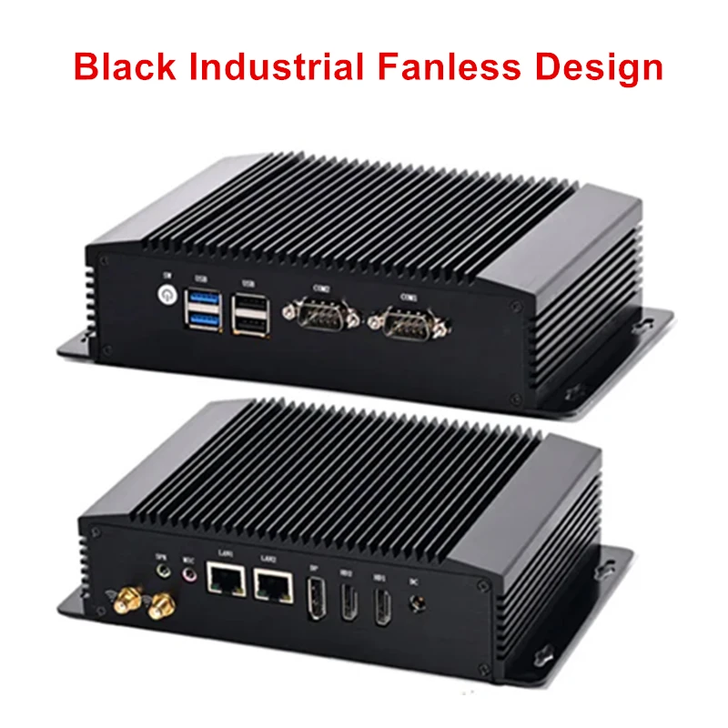 Topton M4 بدون مروحة كمبيوتر صغير Intel N100 N95 Dual LAN 3xStorage 3x4K UHD جدار الحماية NAS مكتب الكمبيوتر الصناعي ويندوز 11 pfSense