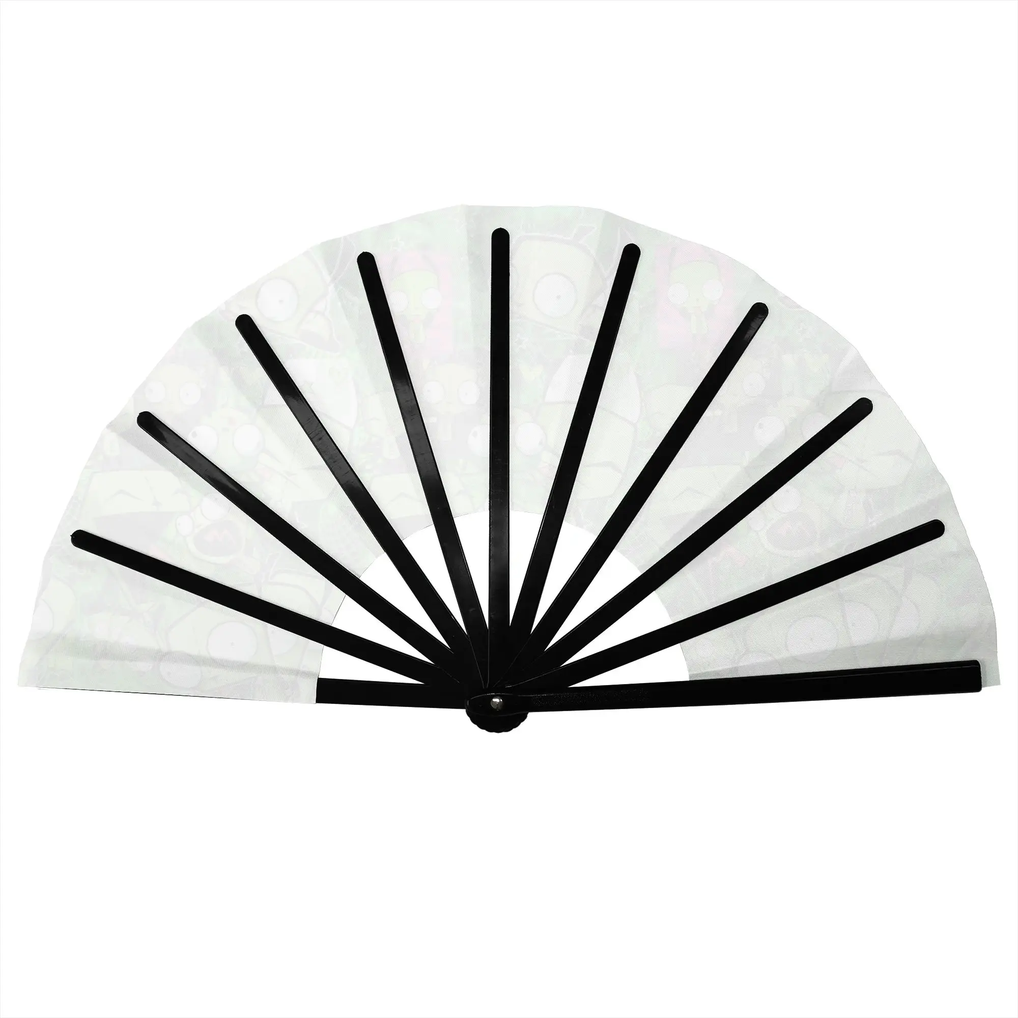 Z-Zims Cartoon Movie Stylish Hand Fan Men Hot Manga Printed Fan Aesthetic Costume Prop Folding Fans For Sports Events Gift