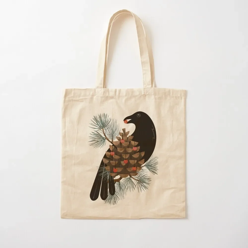 Bird & Berries Tote Bag tote bag Women's beach bags shopping bag logo