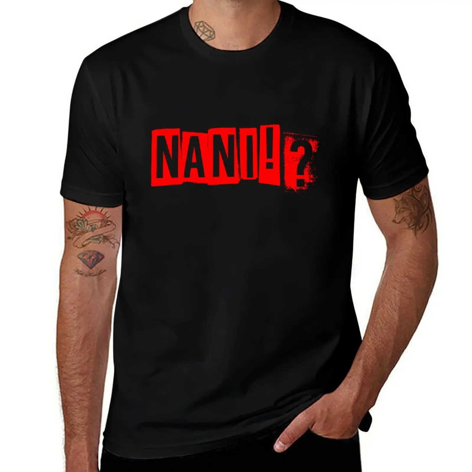 Copie de NANI !? T-Shirt custom shirt boys animal print cotton graphic tees graphic shirts mens shirts graphic tee