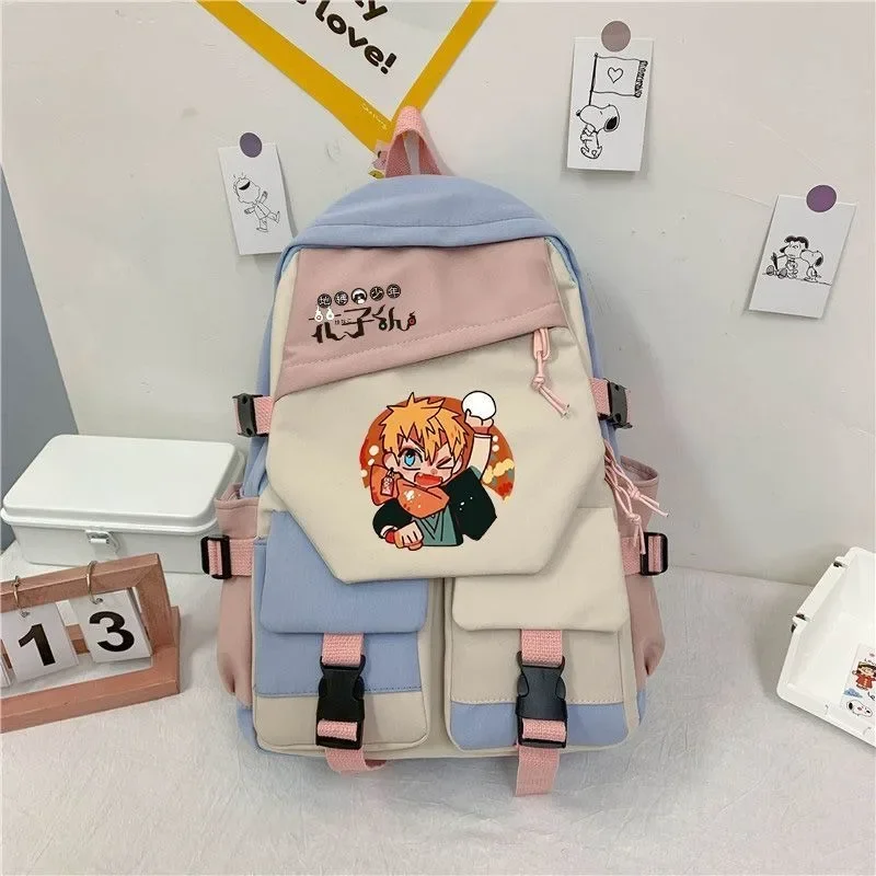 Черный, синий, красный, Jibaku Shounen, Ханако-кун, школьные ранцы для студентов и подростков, аниме-рюкзаки большой вместимости для девочек и мальчиков