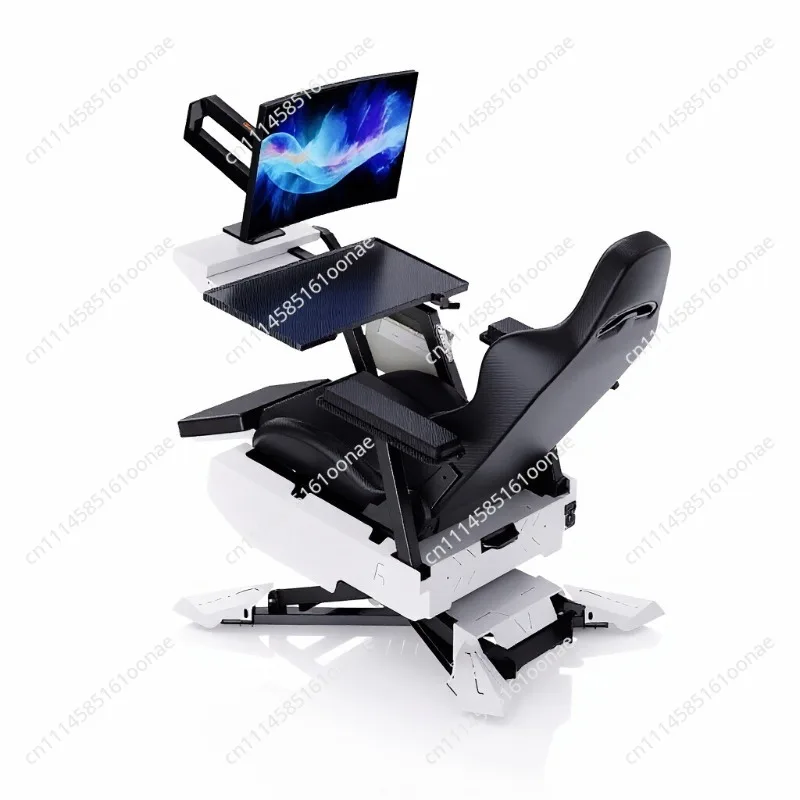 Lazy cockpit integrated home office e-sports cockpit notebook multi-functional comfortable sedentary computer chair