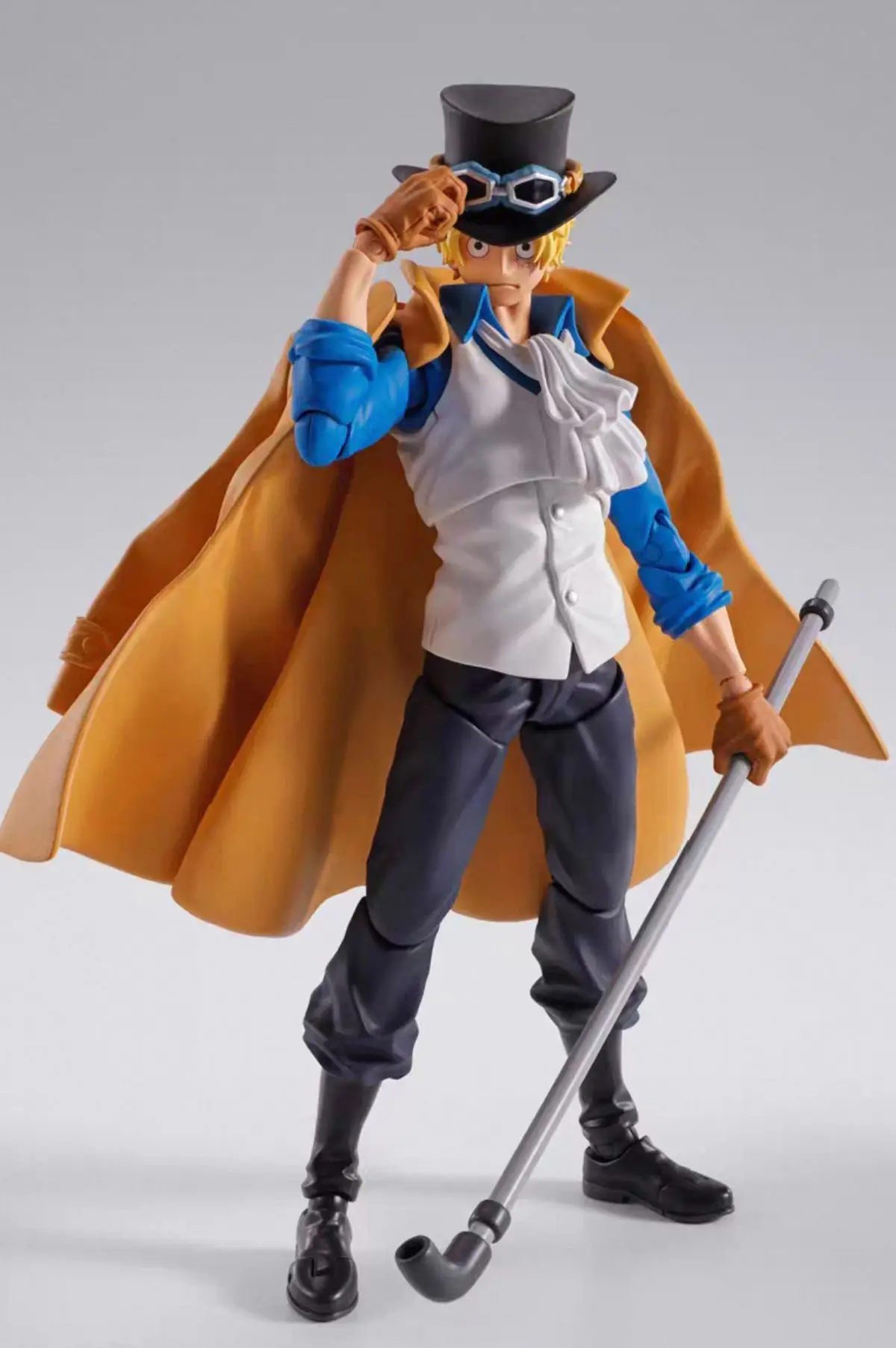 

Genuine BANDAI One Piece S.H.Figuarts SABO REVOLUTIONARY ARMY CHIEF OF STAFF SHF PVC Action Figure Toy