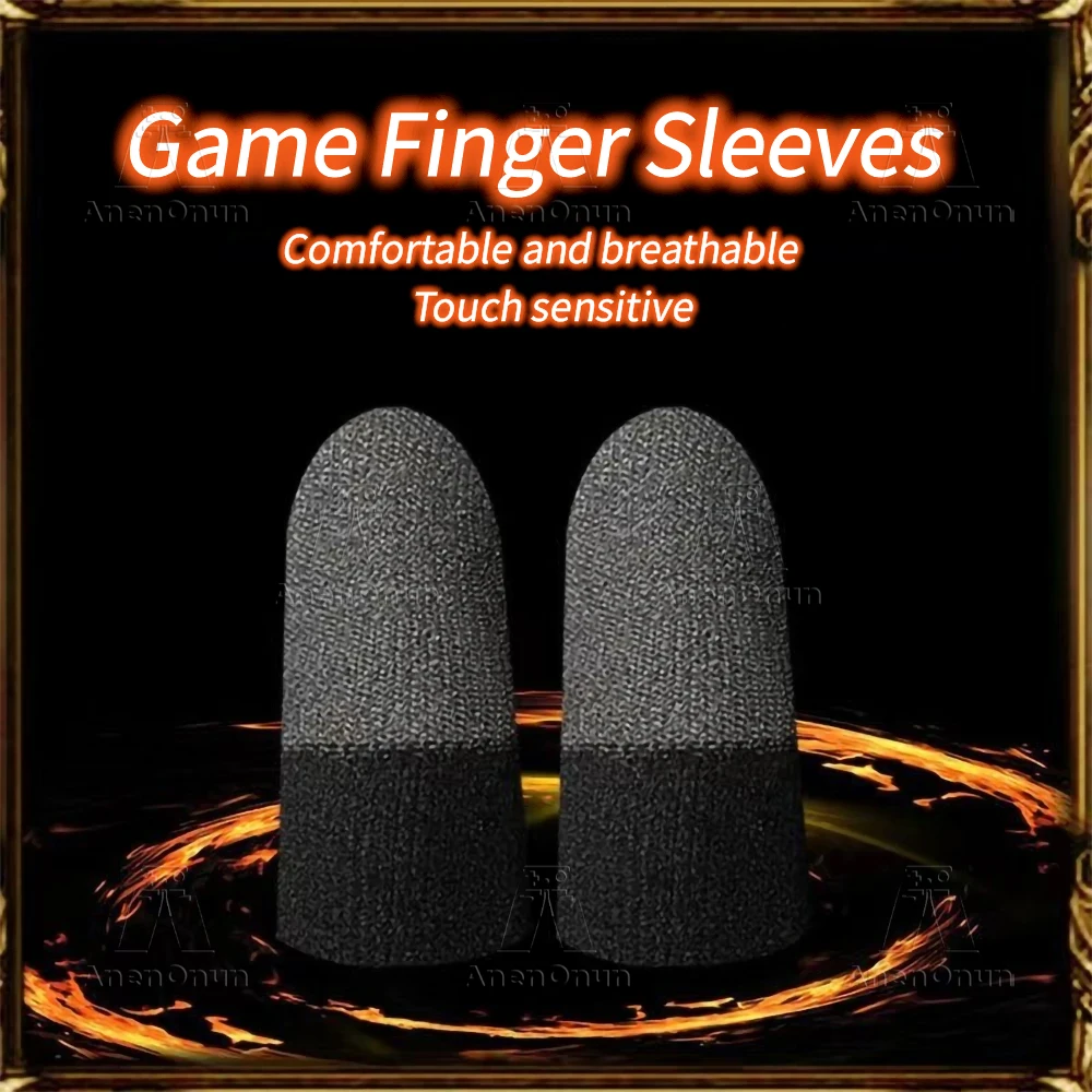 10PCS Gaming Finger Sleeve Comfortable Breathable Precise Touch Points High Quality Mobile Game Touch Screen Fingertip Glove