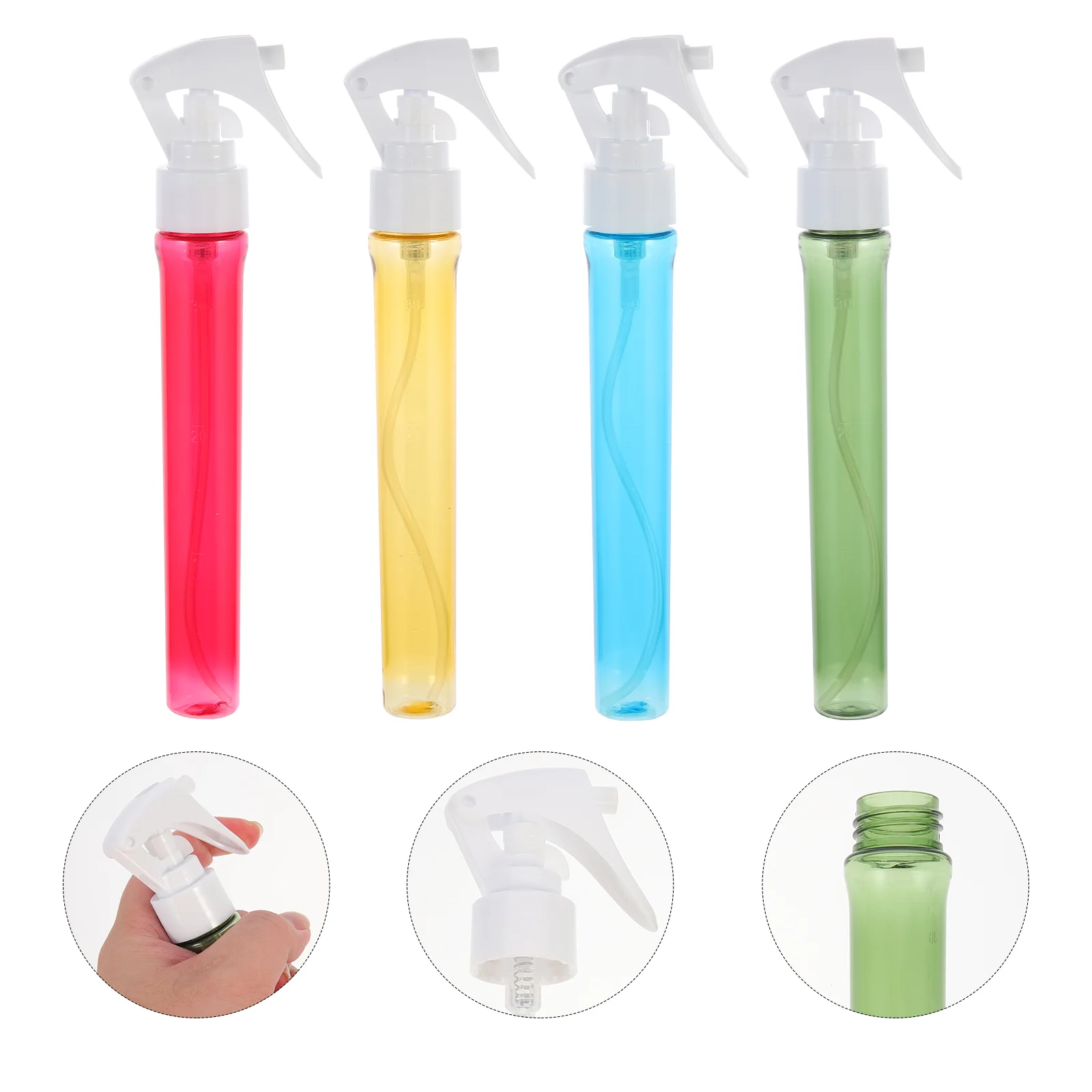 Perfume Travel Refillable Watering Can Spray Bottle Hair Containers Sprinklers PET Sprayer Volume Hairspray