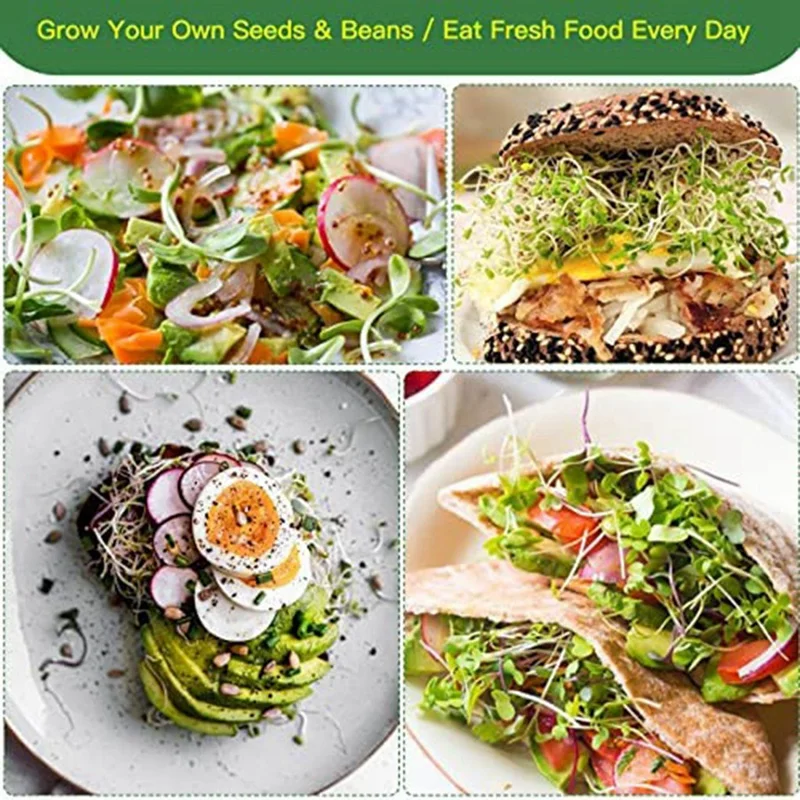 

lids Sprouting Lid, Jar Germination Kit Accessories,Stainless Steel Sprouting Jar Lid, Sprouting Kit for 86MM Mouth Jars