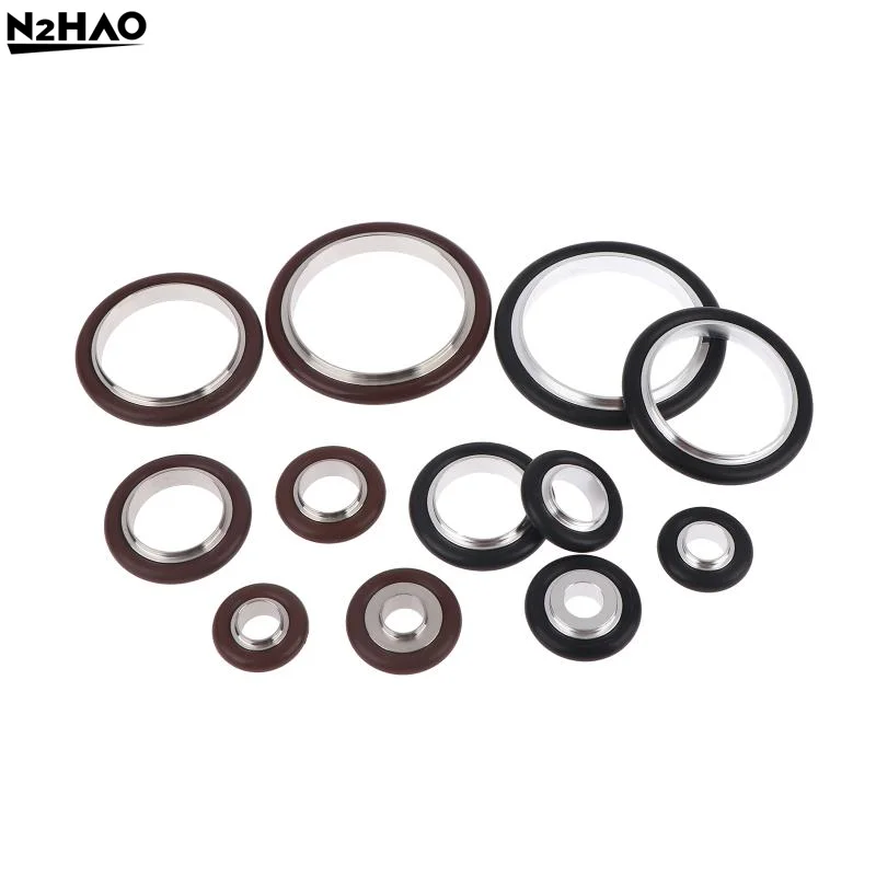 Steel KF10 KF16 KF25 KF40 KF50 AL Alloy 304 Stainless Bracket With NBR FKM O-Rring Seal For Vacuum Clamp Pipe Fitting Homebrew