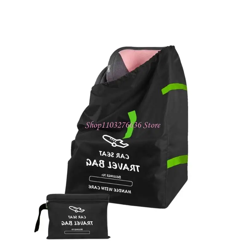 R6FD Schützende Autositz-Reisetasche für Flugzeuge, wasserabweisende Oxford-Baby-Booster-Autositzabdeckung, Staubschutztasche – Detail 7