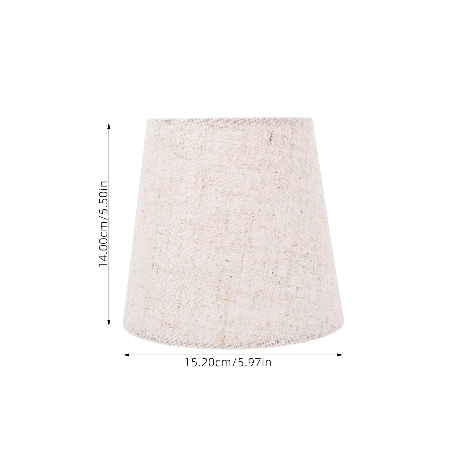 عاكس الضوء النسيج 8 سنتيمتر المقبس طبل أسطواني الظل ل طاولة الثريا الطابق مصابيح الحائط الحديثة مطوي الكتان غطاء خفيف