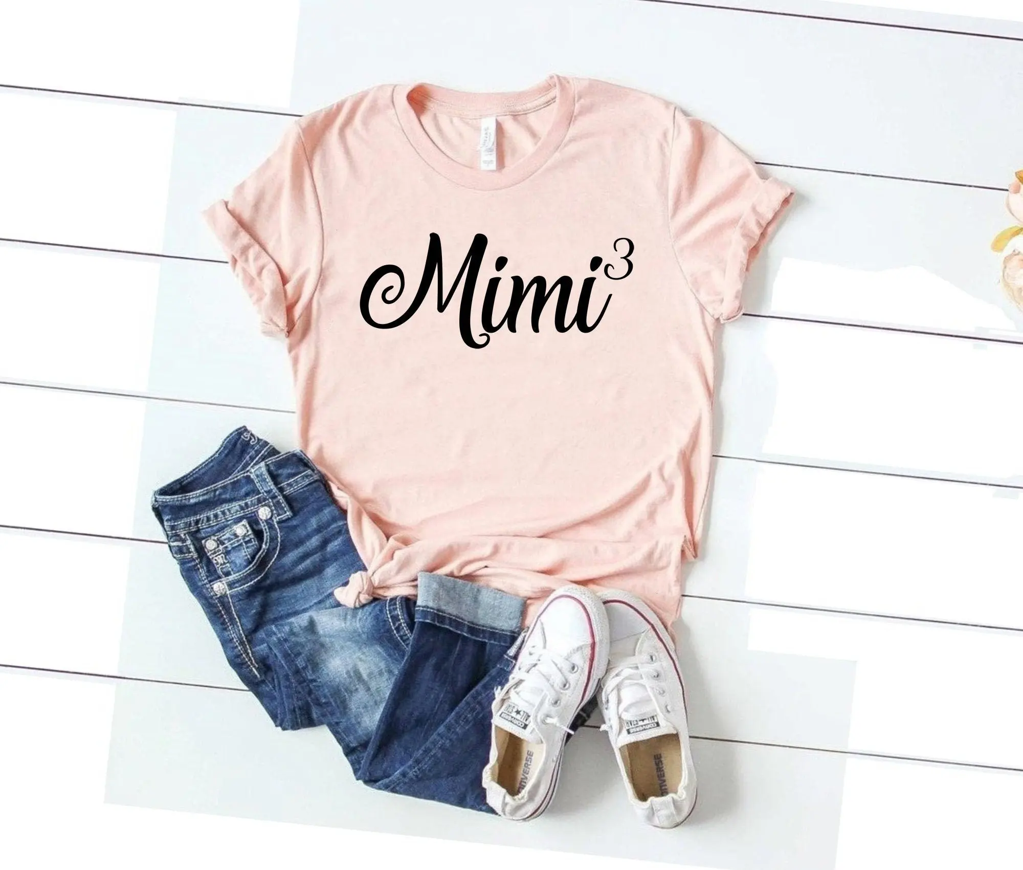 Mimi shirt of 3 grandchildren gigi gift grandmother nana popular shirts gifts