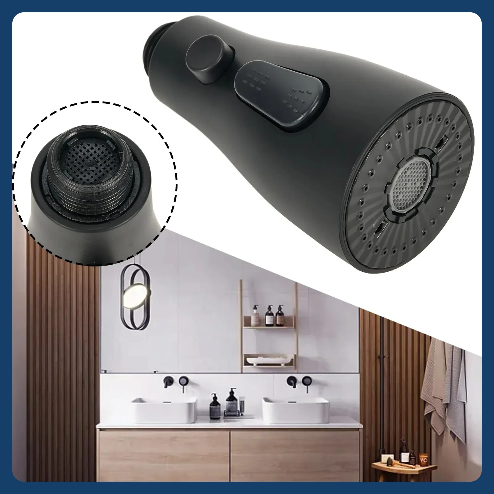 

3 in 1 Kitchen Faucet Extender Universal 360° Rotate Pull Out Kitchen Tap Multi-mode Strong Flushing Booster Kitchen Accessories