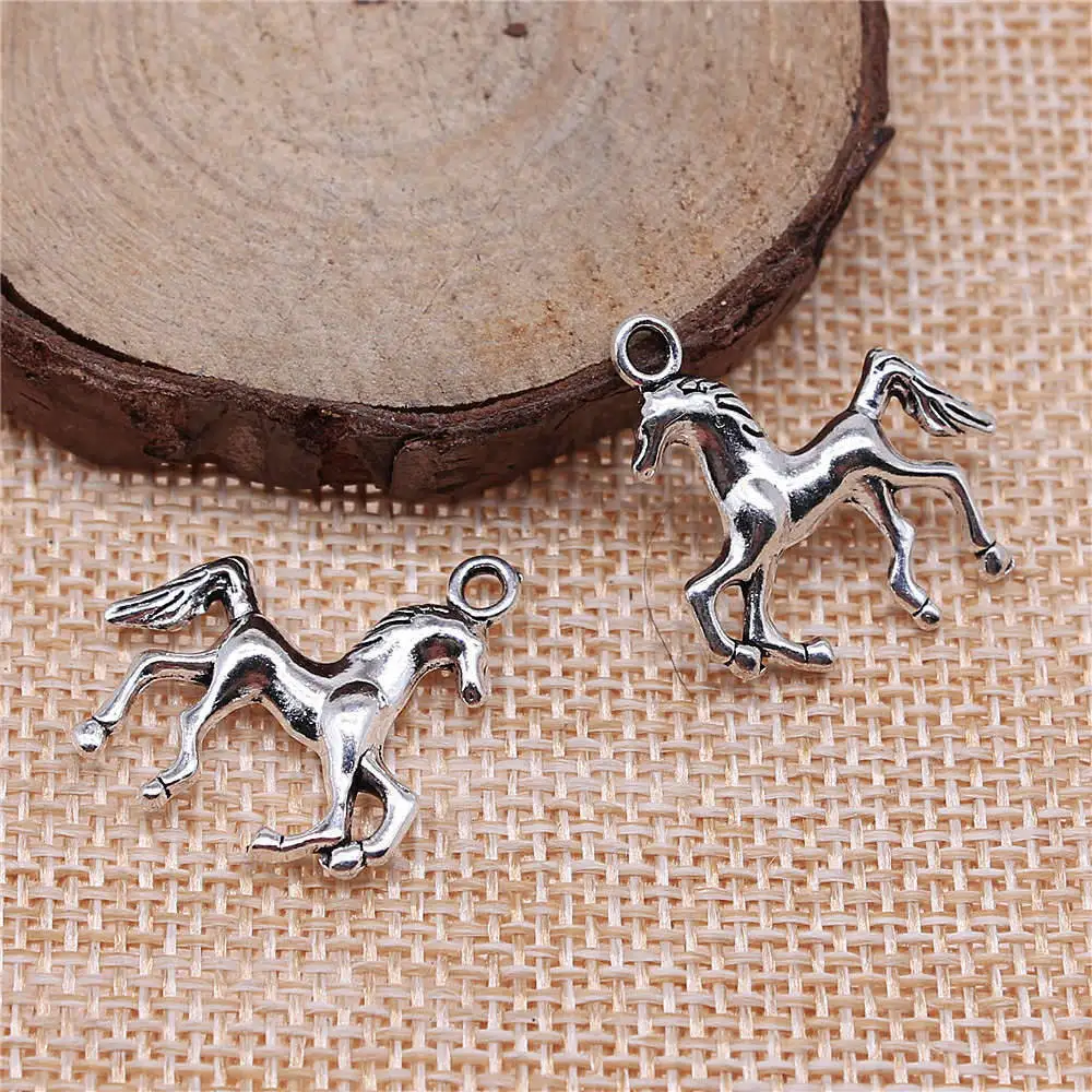 

Car Pendant Horse Charms Jewelry Making 24x22mm 4pcs