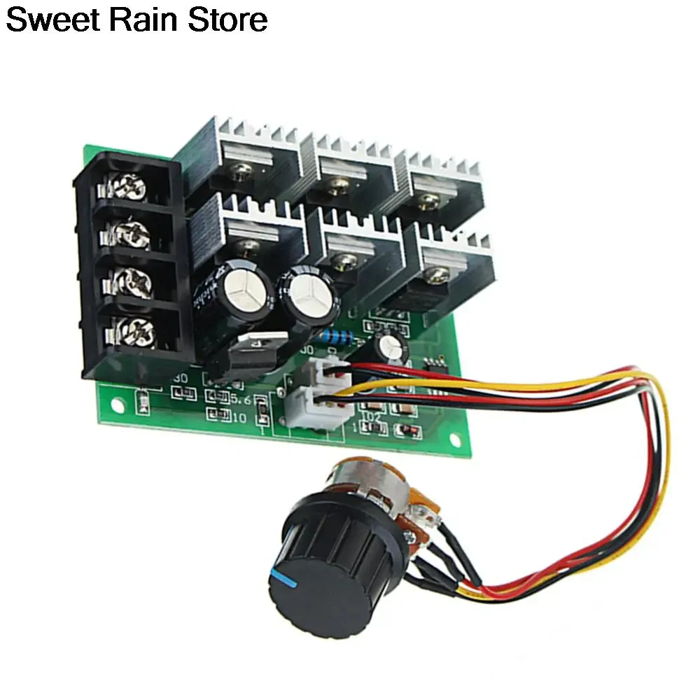 DC 9-55V 40A 2000W PWM DC Motor Speed Regulator High Power Linear Speed Control 9V 12V 24V 36V 48V
