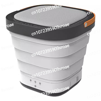 Moyu Folding Small Washing Machine Travel Tour Portable Telescopic Small Mini Underwear Clothing Artifact Socks Washing Machine