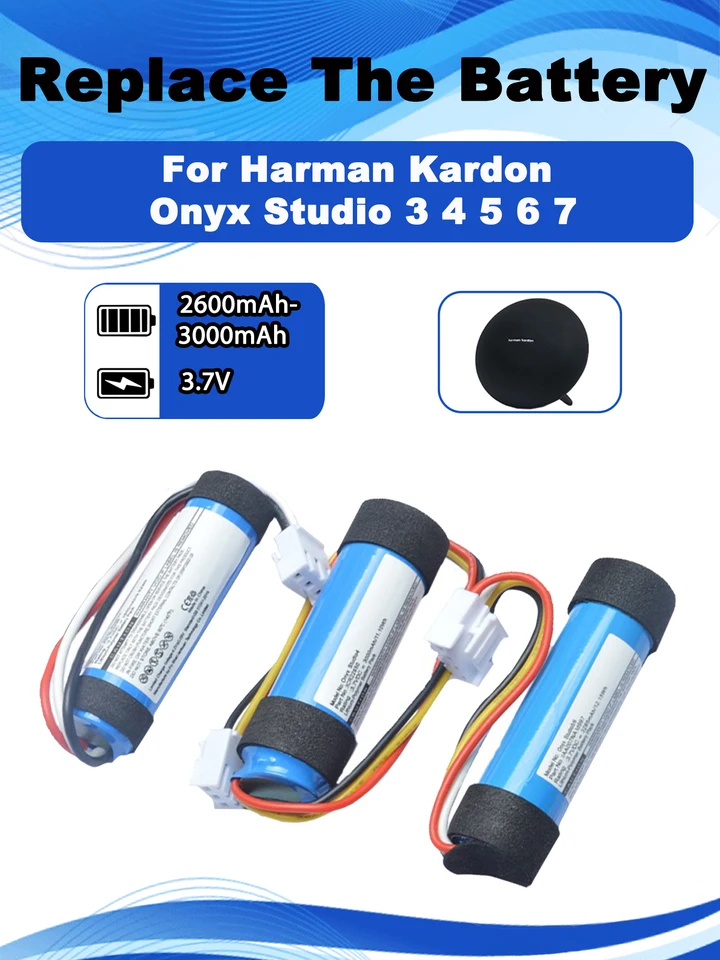 3.6V 3.7V PR-633496 ID997 ICR22650 交換用バッテリー Harman Kardon