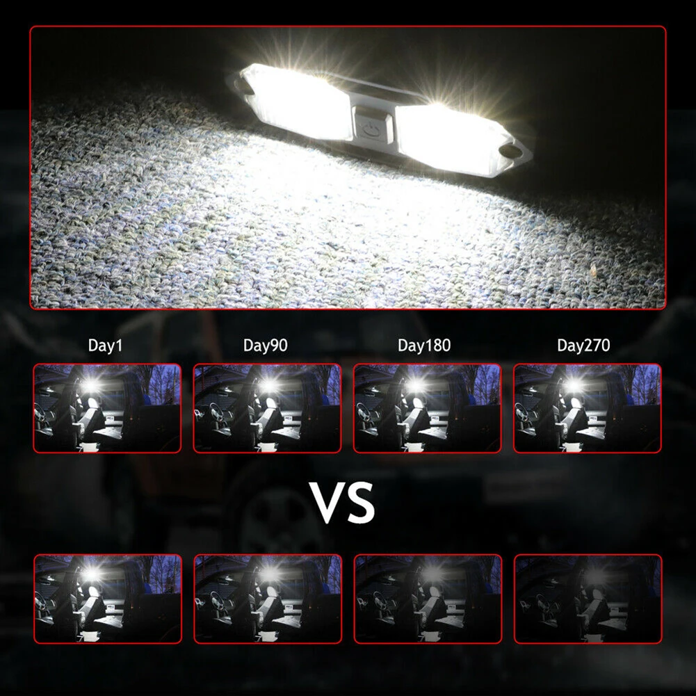 Practical LED Dome Light Dome Light 6000K SUV Tractor 1 Pc Rock Light 4WD 4X4 Roll Bar Mount Truck UTB Bus UTE