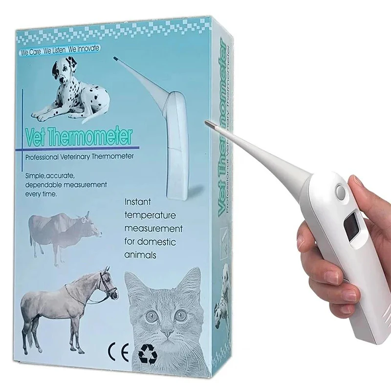 Professional Vet Medical Thermometer Temperature Measure waterproof Pet Dog horse Digital Veterinary Thermometer