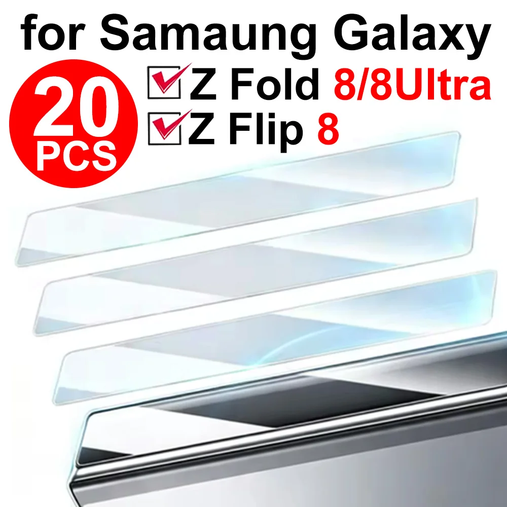 For Z Flip 8 Ultra-thin Hinge Cover Protectors 5-20PCS for Samsung Galaxy Z Fold 8 Wide/8 Ultra Soft TPU Middle Protective Films