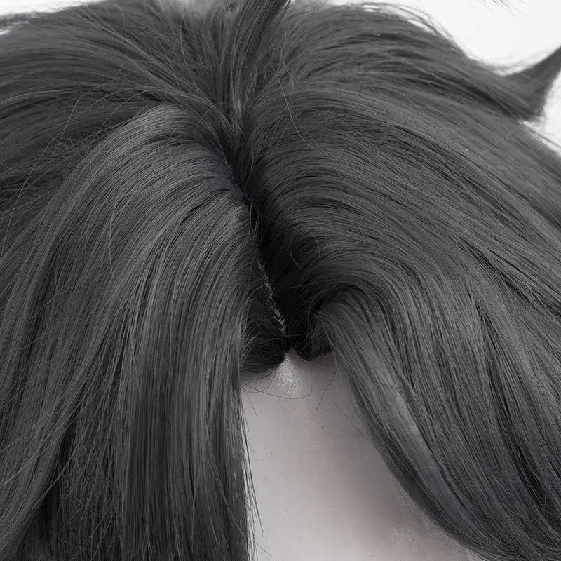 2026 New Identity V Prospector Fool's Gold Butcher Persona Wig Men's Black Short Hair Rose Net Styling Cosplay Wig