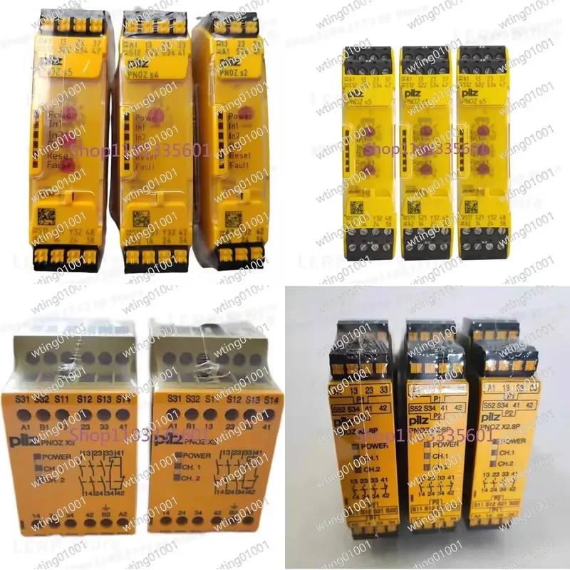 for Pilz PNOZ S1 S2 S3 S4 S5 S6 S7 S9 S10 S11 X2.8P Genuine Safety Relay Module High Performance Industrial Automation
