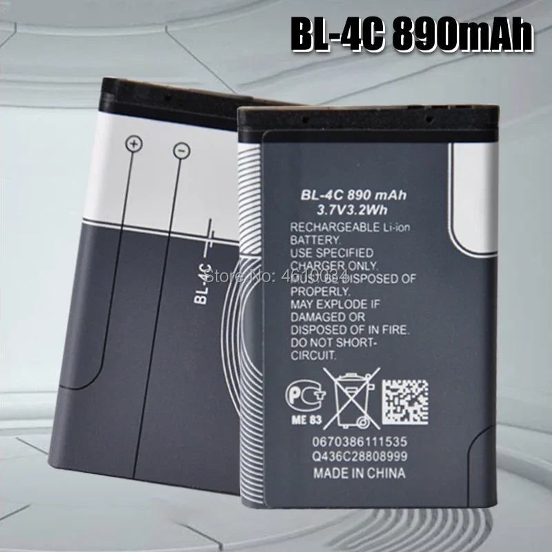 جديد بطارية BL-4C BL 4C 890mAh ل نوكيا 6300 6100 3500c 7200 X2-00 Bateria Batterij بطاريات