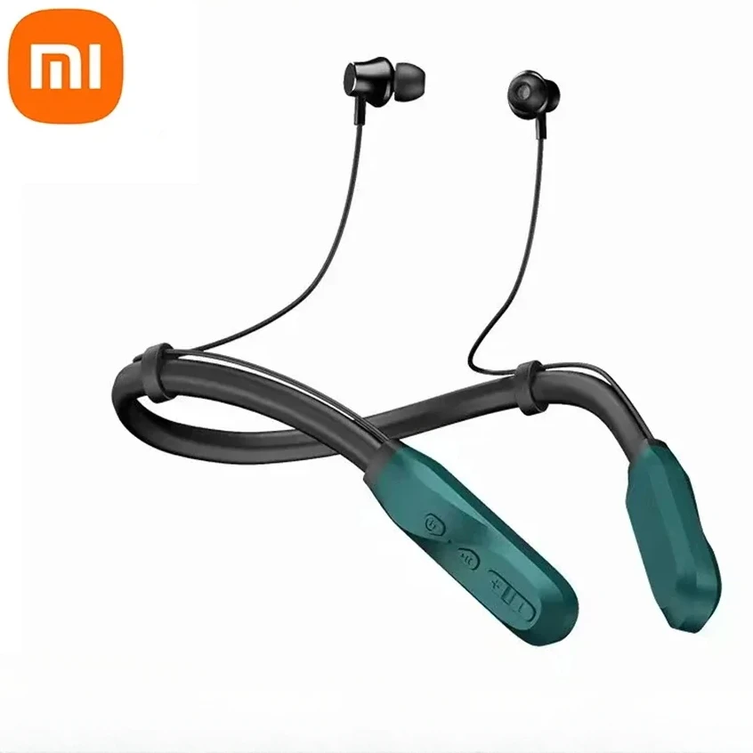 Xiaomi Wireless Bluetooth Headphones Neckband 5.1 Headphone with Mic Stereo Earbuds Headset  Xiaomi I35 Earphones 200 Hour Play