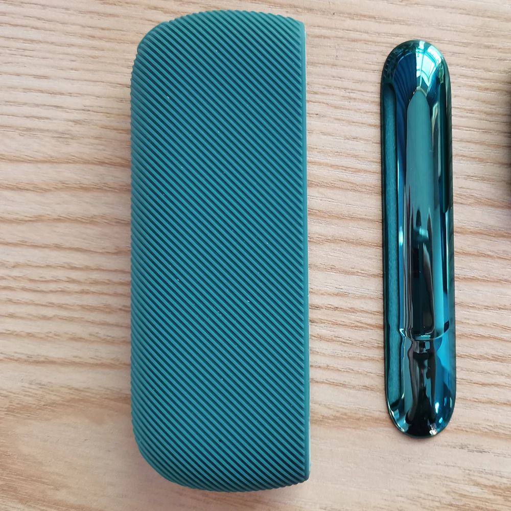 JINXINGCHENG 13 Colors Side Cover + Silicone Case for IQOS 3.0 Duo Case Full Protective Pouch for IQOS 3 Outer Accessories