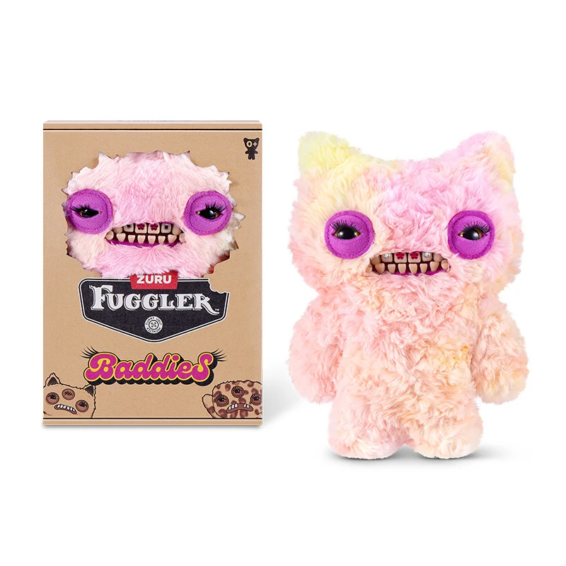 Muñeco de Peluche de la Serie Fuggler Baddies, Monstruo Feo Kawaii con Dientes, Accesorios Dentales, Nuevo y Divertido, Regalo de Cumpleaños para Niños