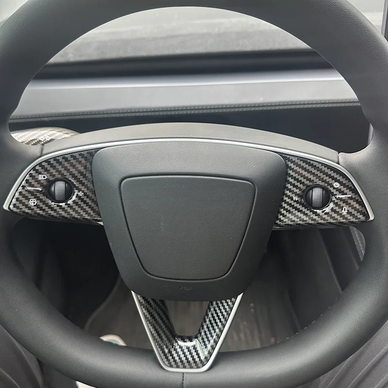 Car Steering Wheel Decorative Plates for Tesla Model 3 Highland /Model Y Juniper /Model YL 2025 Interior Trim Car Accessories - view 5