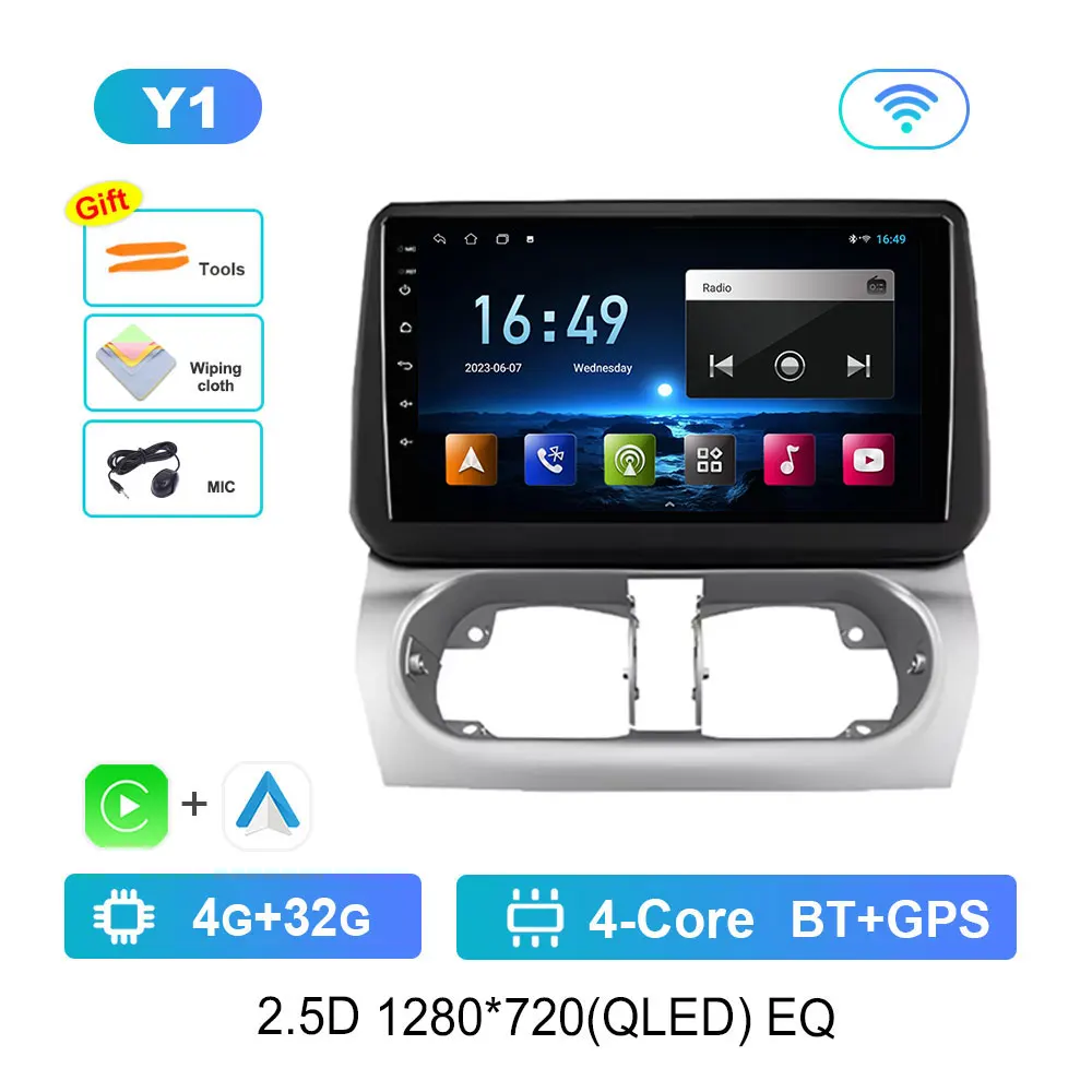 Navigatie GPS Android 14 voor Opel Combo Corsa Tigra 2001-2011 Autoradio Multimedia Speler BT HD Scherm 4G DSP Stereo WiFi