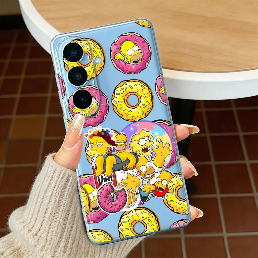 The S-simpsonsDonuts Case for Samsung Galaxy S26 Ultra S23 Ultra S22 FE S24 S21 S20 Plus S23Ultra S25 Edge Note 20 Ultra 10