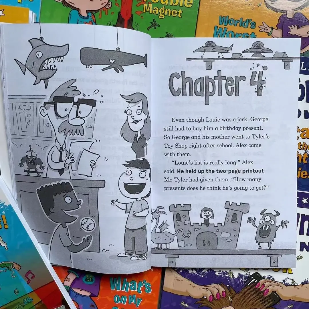 رواية الفصل للأطفال جورج براون كلاس المهرج 19 مجلدًا #6