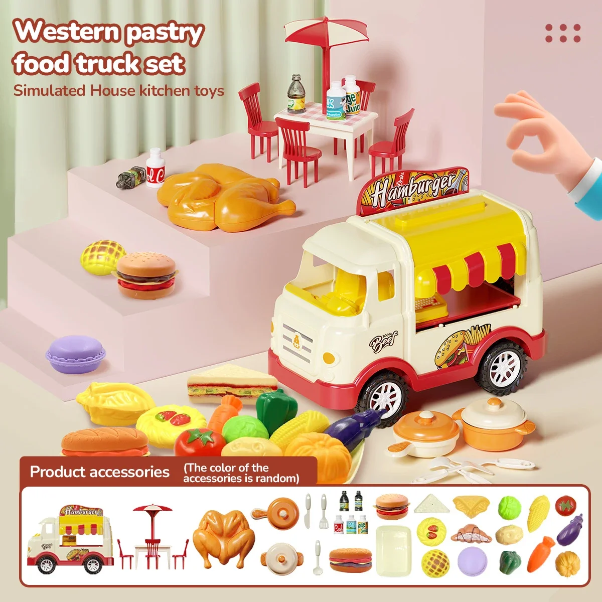 Giocattolo da cucina per casa simulata Mini set da bancone da cucina Casa divertente che gioca giocattoli da cucina per bambini robusti e sicuri