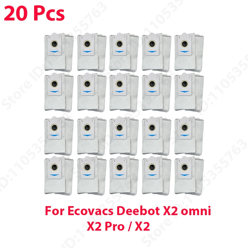 For Ecovacs Deebot X2 Omni / X2 Pro / X2 Main Side Brush Hepa Filter Mop Cloth Dust Bag Accessories image 3