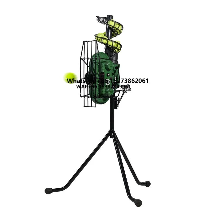 

Теннисная машина для подачи мячей Furlihong 666PBH Pro, скорость от 40 до 68 миль/ч, регулируемый угол запуска, скорость и высота.