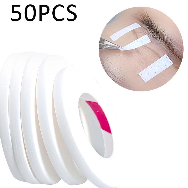 10/20 قطعة 4 مللي متر رمش تمديد الشريط الرموش تجعيد شريط لاصق ضيق لاش رفع Micropore أشرطة ماكياج أداة بالجملة
