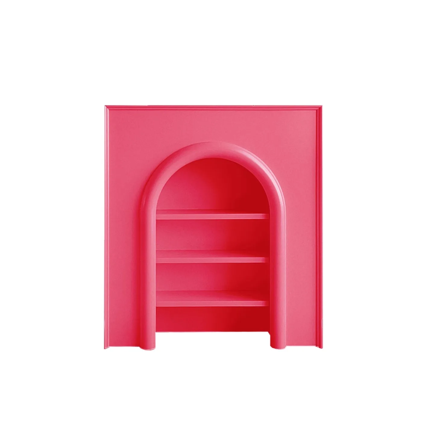 

Blue Fireplace Decorative Cabinet Living Room Simple Entrance Display Cabinet Live Homestay Arched Shelf