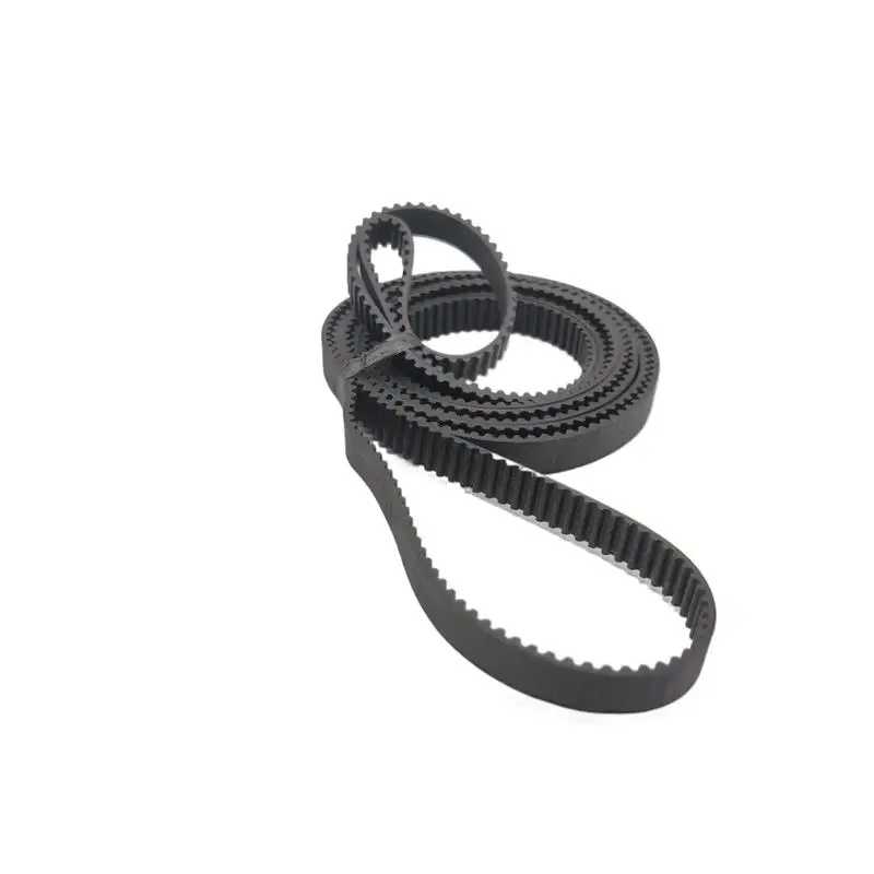 S2M 252 Synchronous Belt S2M-6 Closed-loop Rubber Timing Belts Width 6mm 8mm 10mm STD Black Timing Belt Length 252mm