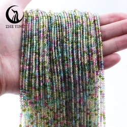 Zhe Ying 100 Strands/lot Crystal Beads Loose Spacer Faceted 2mm Small Glass Beads for Jewelry Macking Bracelet DIY Accessories