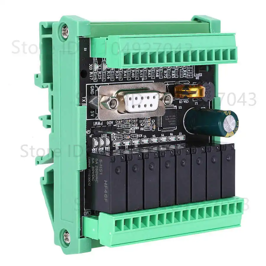 FX2N-20MR-232 PLC لوحة تحكم صناعية مع قذيفة للتوصيل محطة التتابع الناتج DC24V عالية السرعة العد التناظرية 2AD 0-10 فولت #1