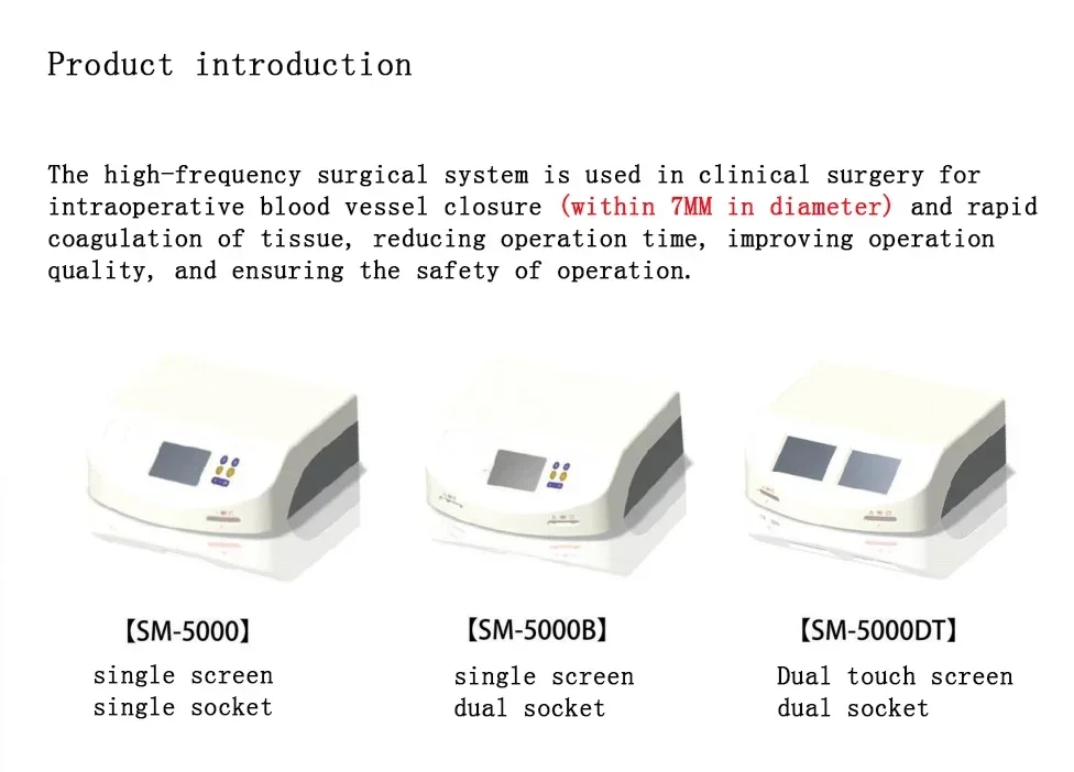 Electric Surgical Veterinary Forceps Laparoscopic Instrument Ligasure Vessel Sealing Electrosurgical Generator - Image 4