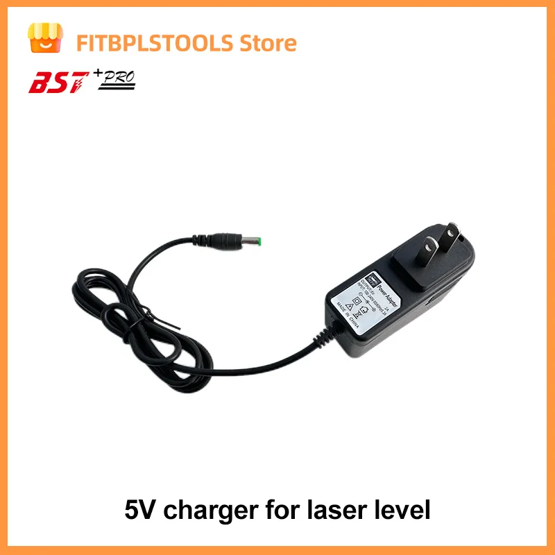 (DC) 5V  Universal Charger For 3D/4D Laser Level Lithium Battery EU Plug AC Power Adapter Laser Level Accessory