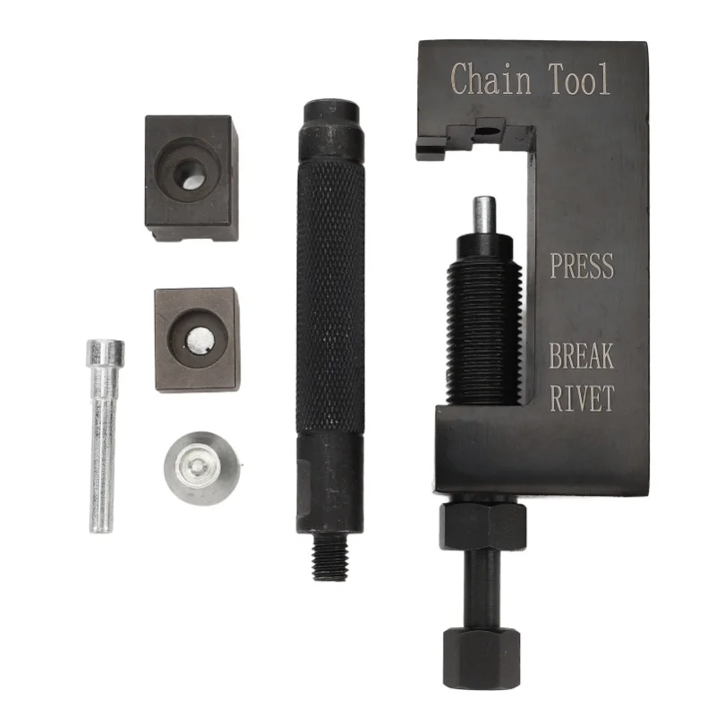 

Chain Breaker Set Easy Storage Metal Chain Cutter And Riveting For Motorcycle ATV 520 525 530 Standard And O Ring Chain