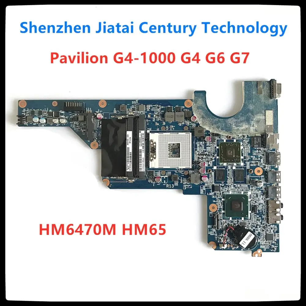 650199-001 636375-001 for HP Pavilion G4-1000 G4 G6 G7 laptop motherboard DAOR13MB6E1 WITH HD6470M HM65 chipset 100% full tested