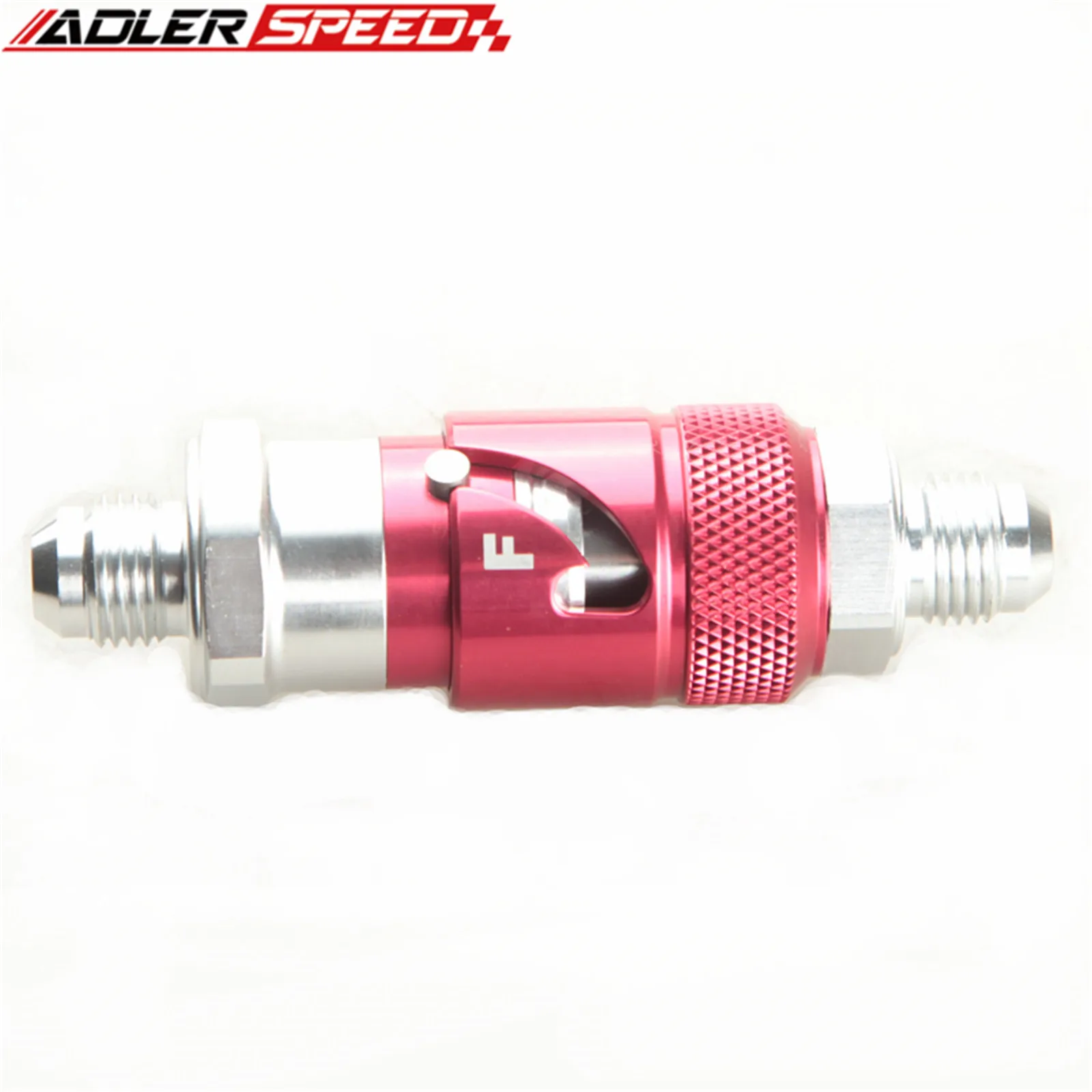 Aluminum AN-12 AN12 Body Size: 40mm Brake Line Hose Fluid Quick Release Connect Fitting Adapter Kit