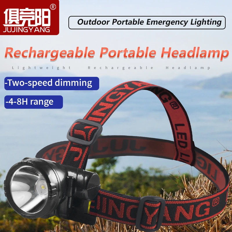 

Portable 2W Strong Light Rechargeable Waterproof LED Headlight