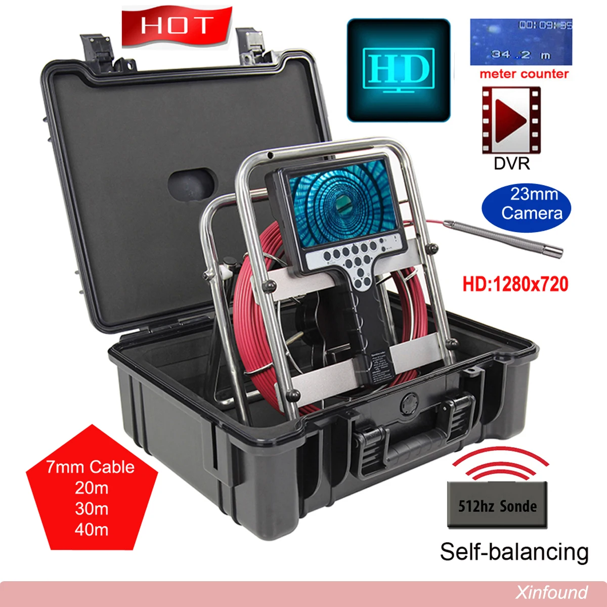 Камера-Эндоскоп Wopson, 512 Гц, DVR, 512 Гц