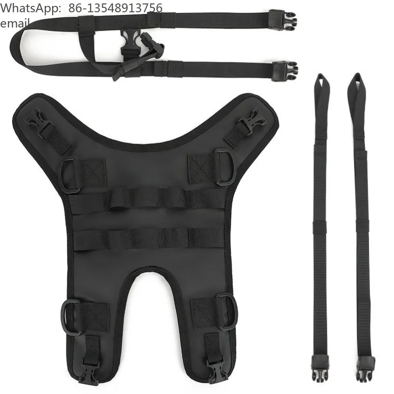 Motorcycle Waterproof Tank Vest Bag Universal Riding Storage Pack Mounting Base Accessories