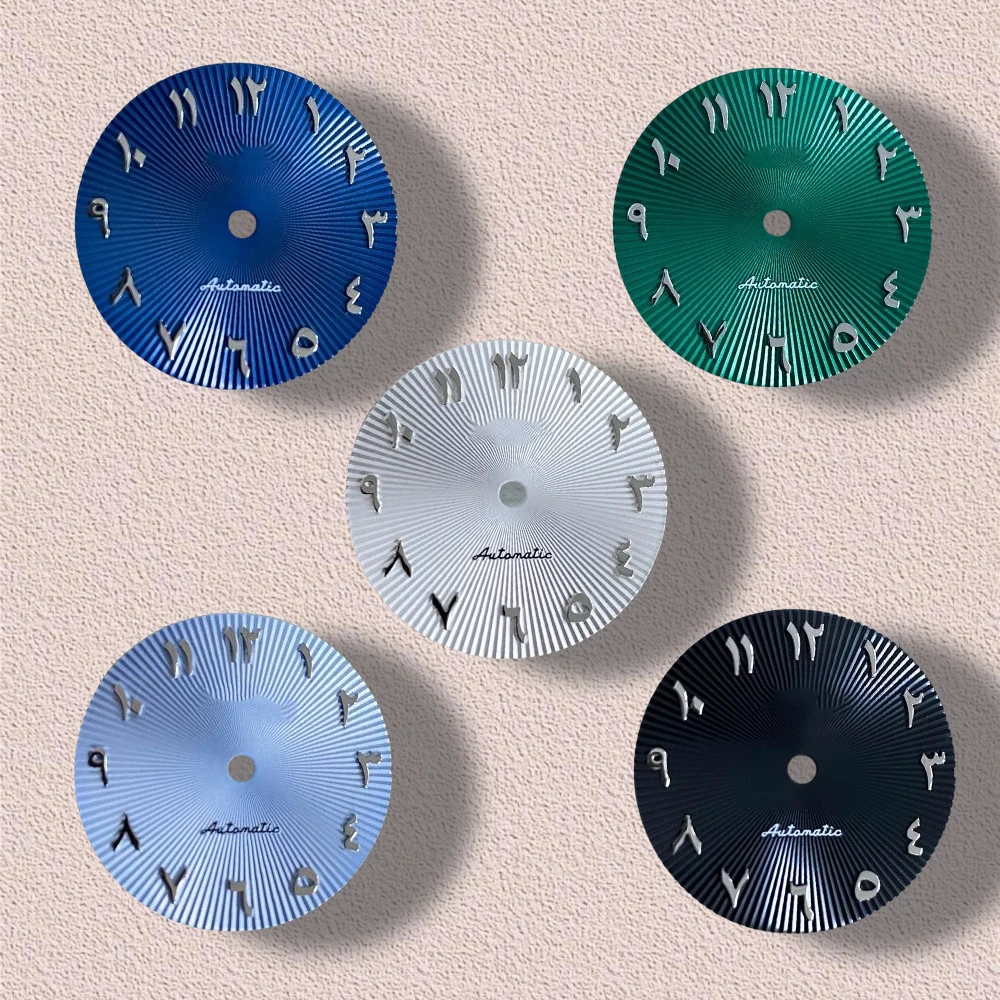 

28.5mm S Logo Arabic NH35 Dial 3/3.8/4.2 o'clock Crown For NH35/NH36 Movement NH35 Accessories ﻿