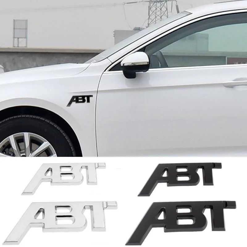 

Automobile ABS 3D letter badge sticker is suitable for Audi refitting ABT logo A3A4A5A6A7A8Q2 Q3 Q5LQ7 fender trunk decoration.